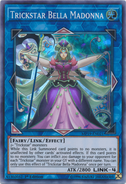 Trickstar Bella Madonna [MP19-EN021] Super Rare (ONLINE ORDER ONLY)