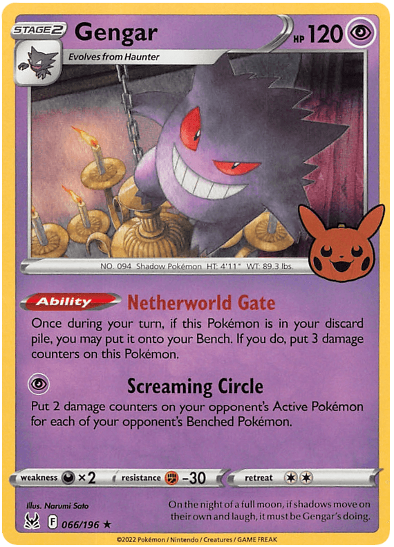Gengar (066/196) [Trick or Trade 2023] (Online Only)