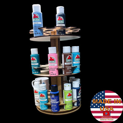 Rotating Paint Rack - For 2oz Craft Paints (Online Order Only) (Online Order Only)