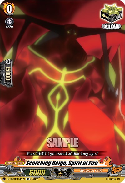 Scorching Reign, Spirit of Fire (D-TB03/152EN) [Shaman King]