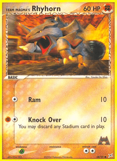 Team Magma's Rhyhorn (68/95) [EX: Team Magma vs Team Aqua] (Online Only)