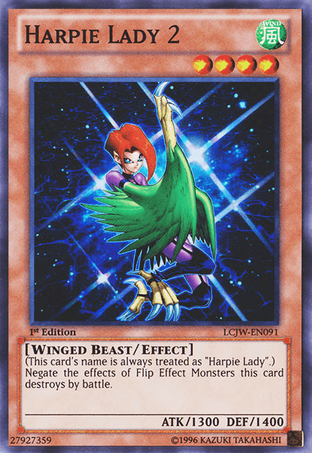 Harpie Lady 2 [LCJW-EN091] Super Rare (ONLINE ORDER ONLY)