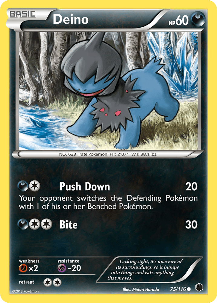 Deino (75/116) [Black & White: Plasma Freeze] (Online Only)