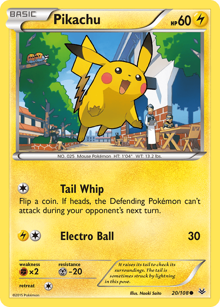 Pikachu (20/108) [XY: Roaring Skies] (Online Only)
