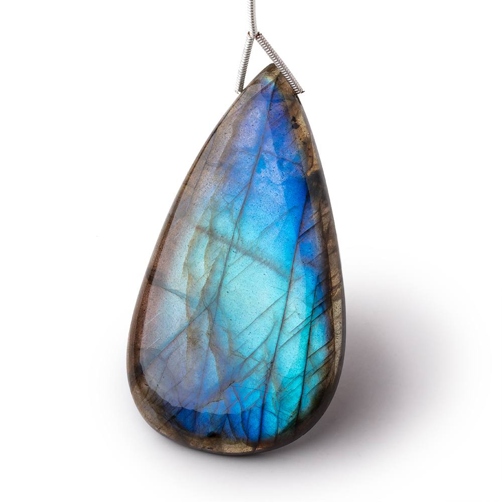58x32x8mm Labradorite Plain Pear Pendant 1 AAA Focal (ONLINE ORDER ONLY)