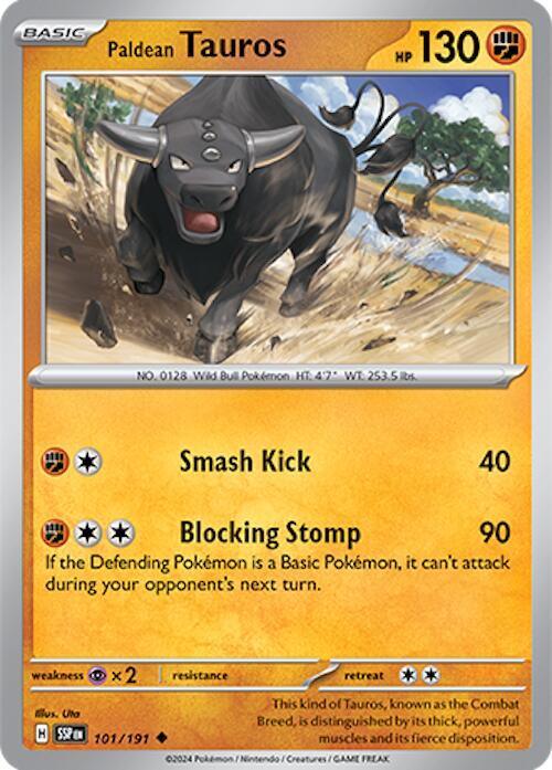 Paldean Tauros (101/191) [Scarlet & Violet: Surging Sparks] (Online Only)