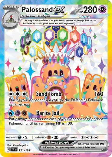 Palossand ex (221/191) [Scarlet & Violet: Surging Sparks] (Online Only)