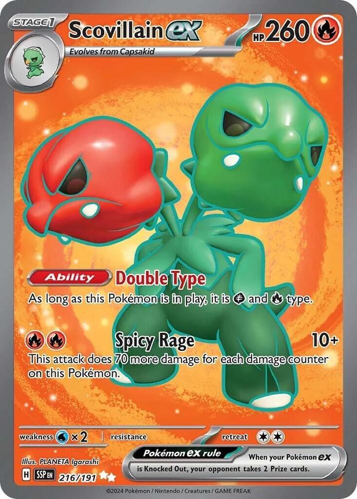 Scovillain ex (216/191) [Scarlet & Violet: Surging Sparks] (Online Only)