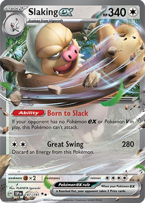 Slaking ex (147/191) [Scarlet & Violet: Surging Sparks] (Online Only)