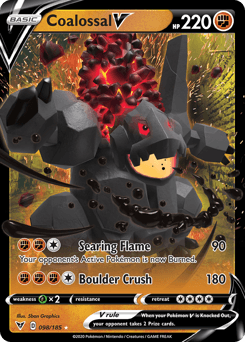 Coalossal V (098/185) [Sword & Shield: Vivid Voltage] (Online Only)