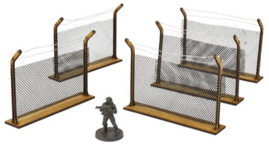 The Walking Dead: All Out War - Chain-Link Fence MDF Kit (ONLINE ORDER ONLY)