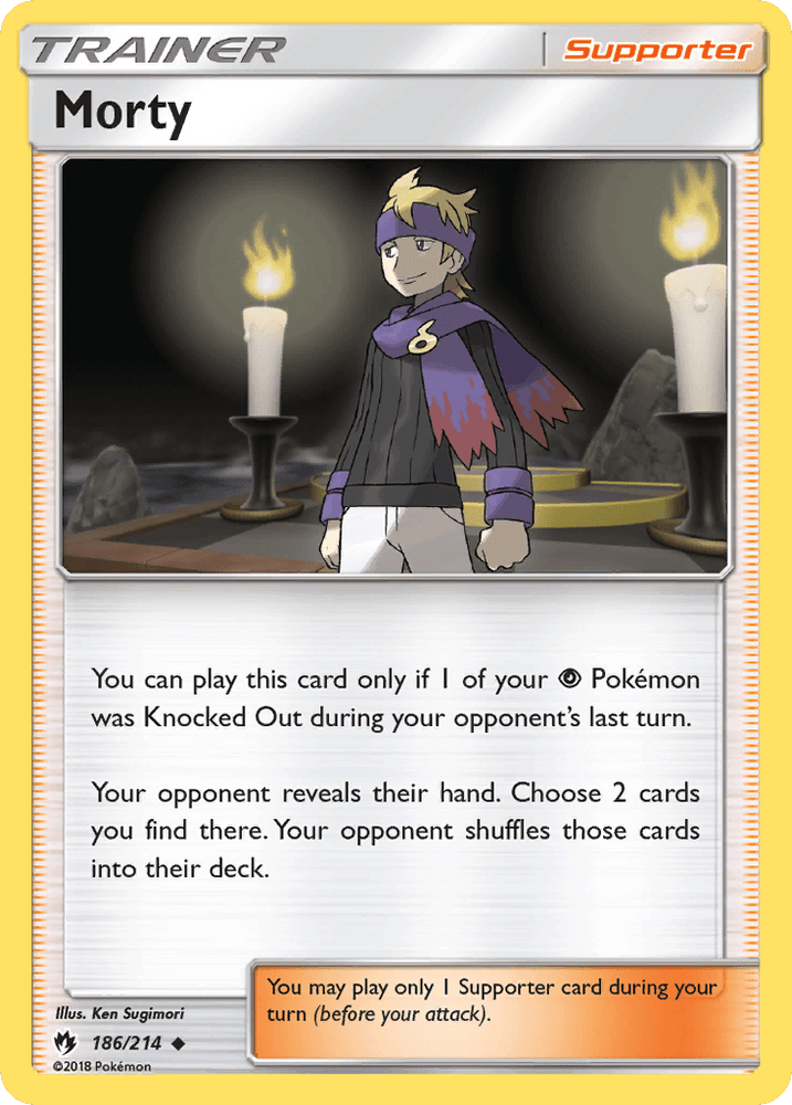 Morty (186/214) [Sun & Moon: Lost Thunder] (Online Only)