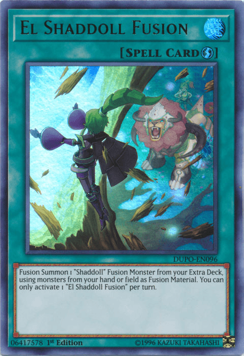 El Shaddoll Fusion [DUPO-EN096] Ultra Rare (ONLINE ORDER ONLY)