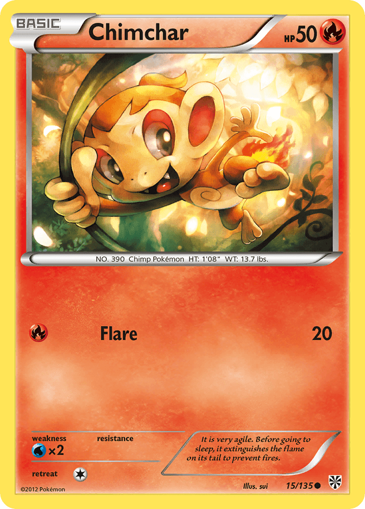 Chimchar (15/135) [Black & White: Plasma Storm] (Online Only)