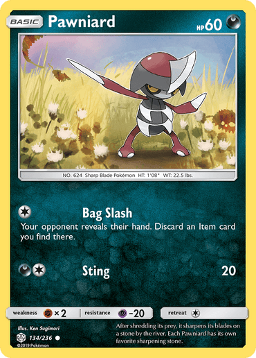Pawniard (134/236) [Sun & Moon: Cosmic Eclipse] (Online Only)