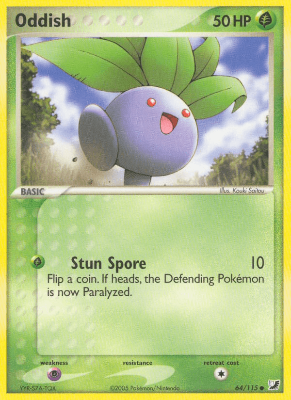 Oddish (64/115) [EX: Unseen Forces] (Online Only)