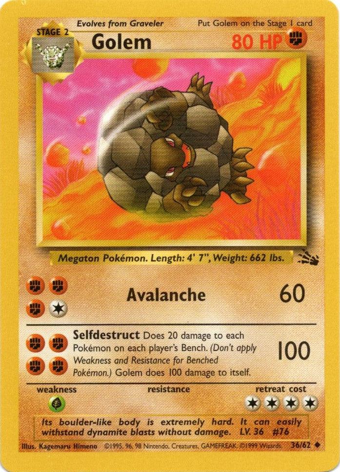 Golem (36/62) [Fossil Unlimited] (Online Only)