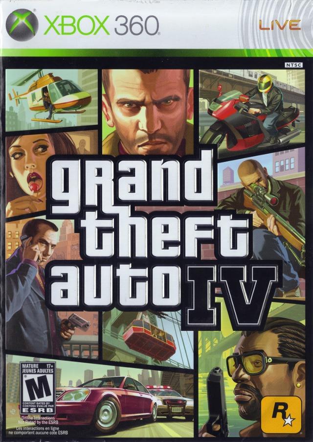 Grand Theft Auto IV (Xbox 360) (ONLINE ORDER ONLY)