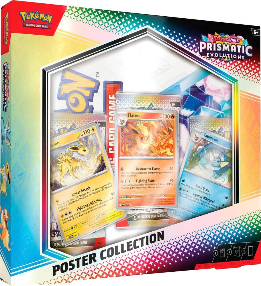 Prismatic Evolution Poster Collection | Pokemon | New (ONLINE ORDER ONLY)