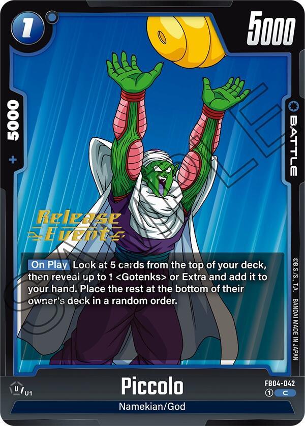 Piccolo (FB04-042) [Ultra Limit Release Event Cards] (ONLINE ORDER ONLY)
