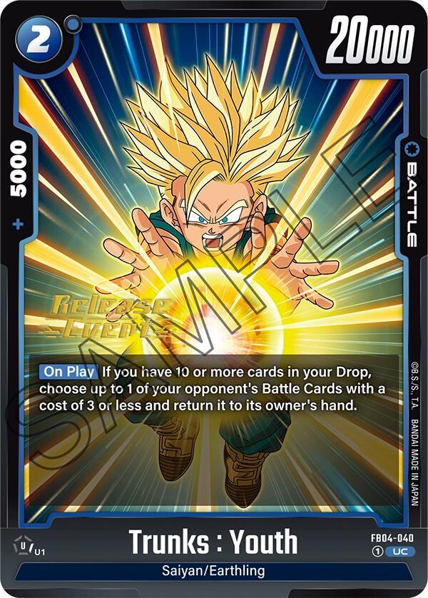 Trunks : Youth [Ultra Limit Release Event Cards] (ONLINE ORDER ONLY)