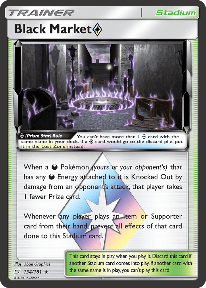 Black Market (134/181) (Prism Star) [Sun & Moon: Team Up] (Online Only)