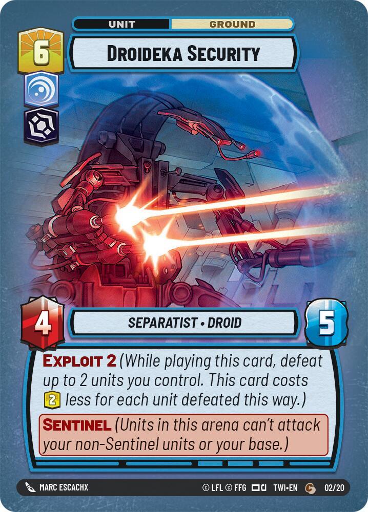 Droideka Security (02/20) [Twilight of the Republic: Weekly Play] (ONLINE ORDER ONLY)
