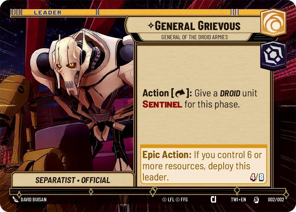 General Grievous - General of the Droid Armies (Hyperspace) (002/002) [Judge Promos] (ONLINE ORDER ONLY)