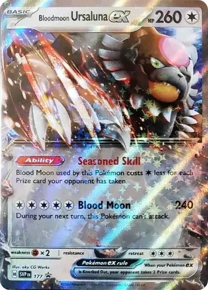 Bloodmoon Ursaluna ex (177) [Scarlet & Violet Promo Cards] (Online Only)