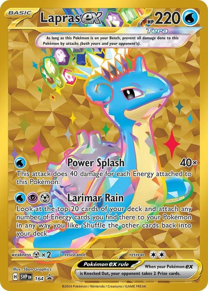 Lapras ex (164) [Scarlet & Violet: Black Star Promos] (Online Only)
