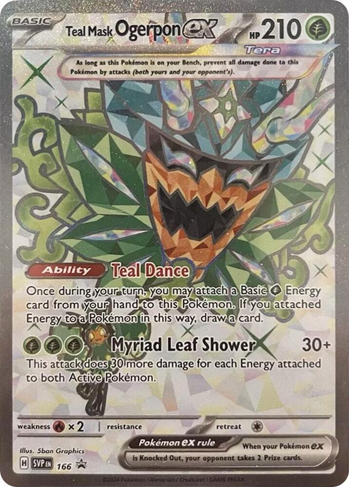 Teal Mask Ogerpon ex (166) [Scarlet & Violet: Black Star Promos] (Online Only)