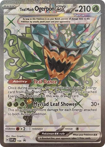 Teal Mask Ogerpon ex (166) [Scarlet & Violet: Black Star Promos] (Online Only)