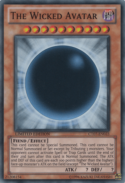 The Wicked Avatar [CT07-EN023] Super Rare (ONLINE ORDER ONLY)