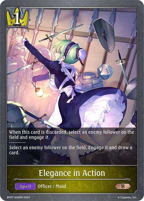 Elegance in Action (BP07-034EN) [Verdant Steel]