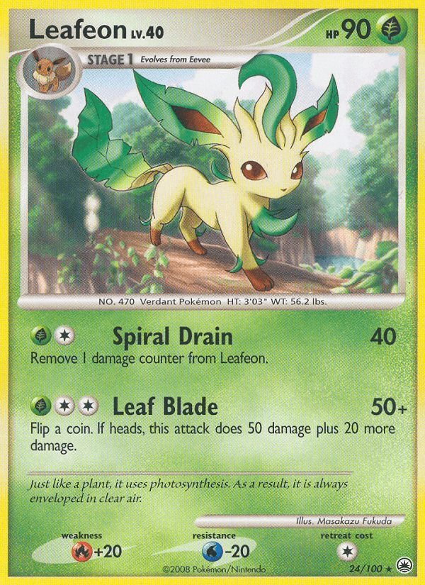 Leafeon (24/100) [Diamond & Pearl: Majestic Dawn] (Online Only)