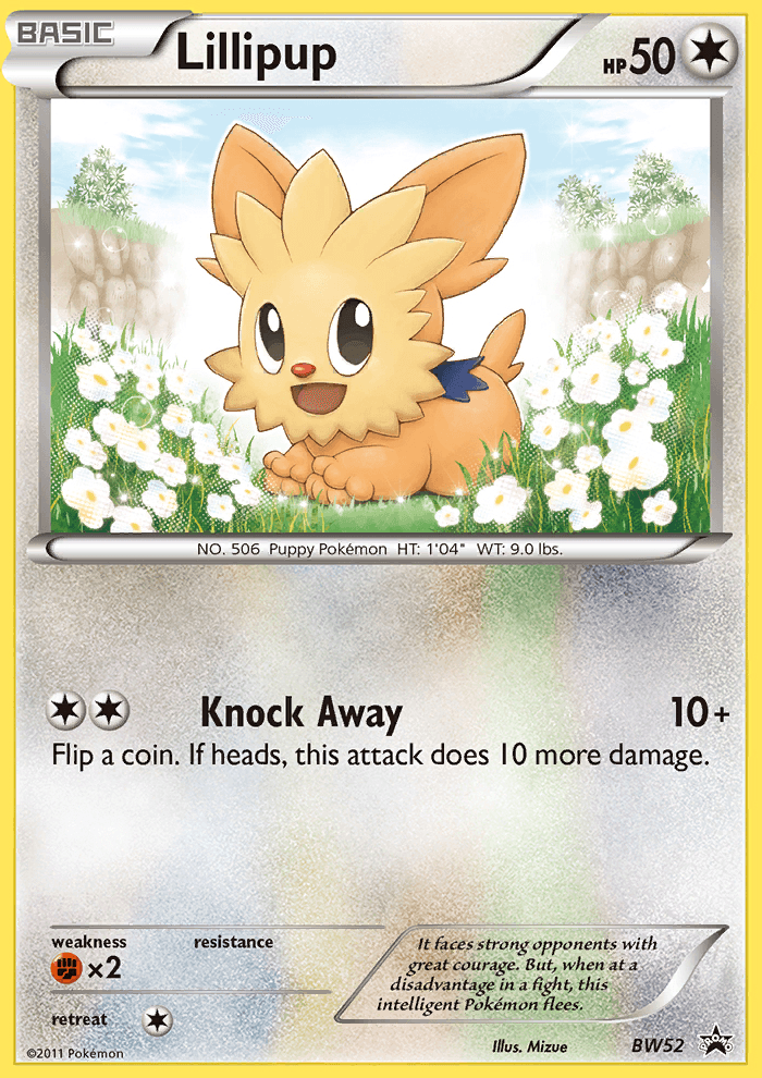 Lillipup (BW52) [Black & White: Black Star Promos] (Online Only)