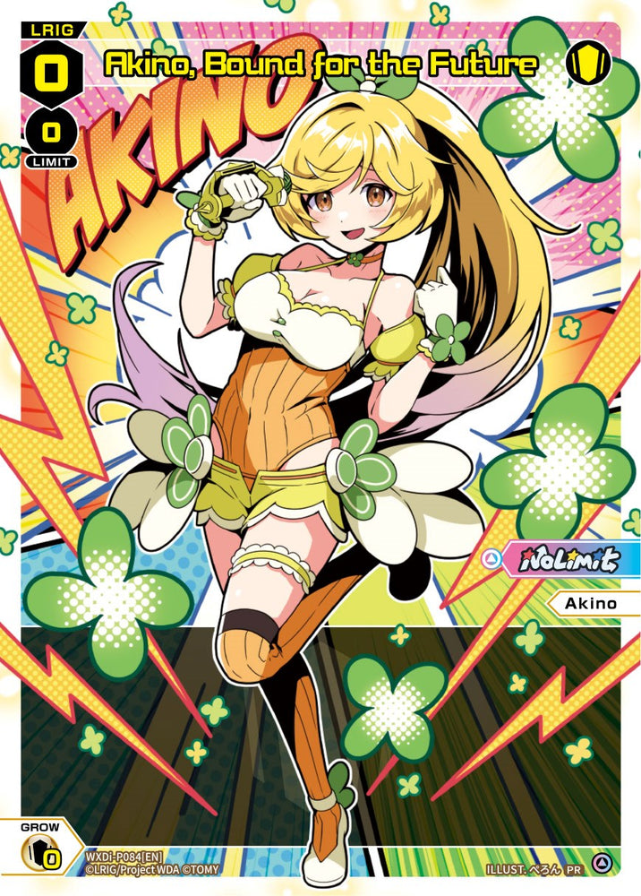 Akino, Bound for the Future (Alternate Art) (WXDi-P084) [Promo Cards]