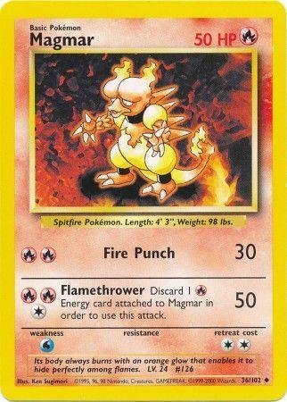 Magmar (36/102) [Base Set Unlimited] (Online Only)