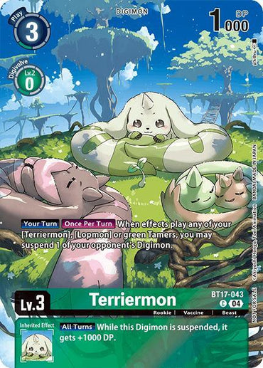 Terriermon [BT17-043] (Legend Pack 2024 Box Topper) [Chain of Liberation] (ONLINE ORDER ONLY)