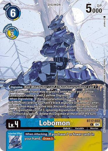 Lobomon [BT17-022] (Legend Pack 2024 Box Topper) [Chain of Liberation] (ONLINE ORDER ONLY)