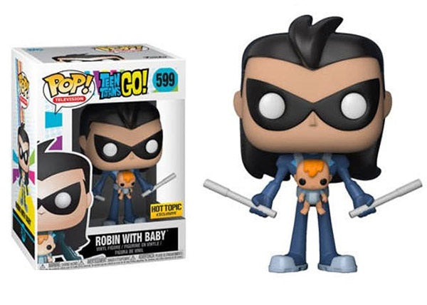 Robin as Nightwing (Baby, Teen Titans Go!) 599 - Hot Topic Exclusive **Missing Sticker** (Online Order Only)