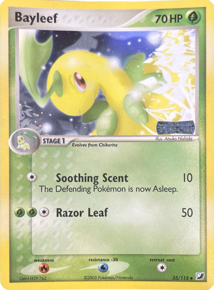 Bayleef (35/115) (Stamped) [EX: Unseen Forces] (Online Only)