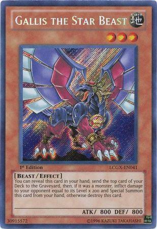 Gallis the Star Beast [LCGX-EN041] Secret Rare (ONLINE ORDER ONLY)