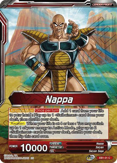 Nappa // Nappa & Saibaimen, the First Invaders (EB1-01) [Battle Evolution Booster] (ONLINE ORDER ONLY)