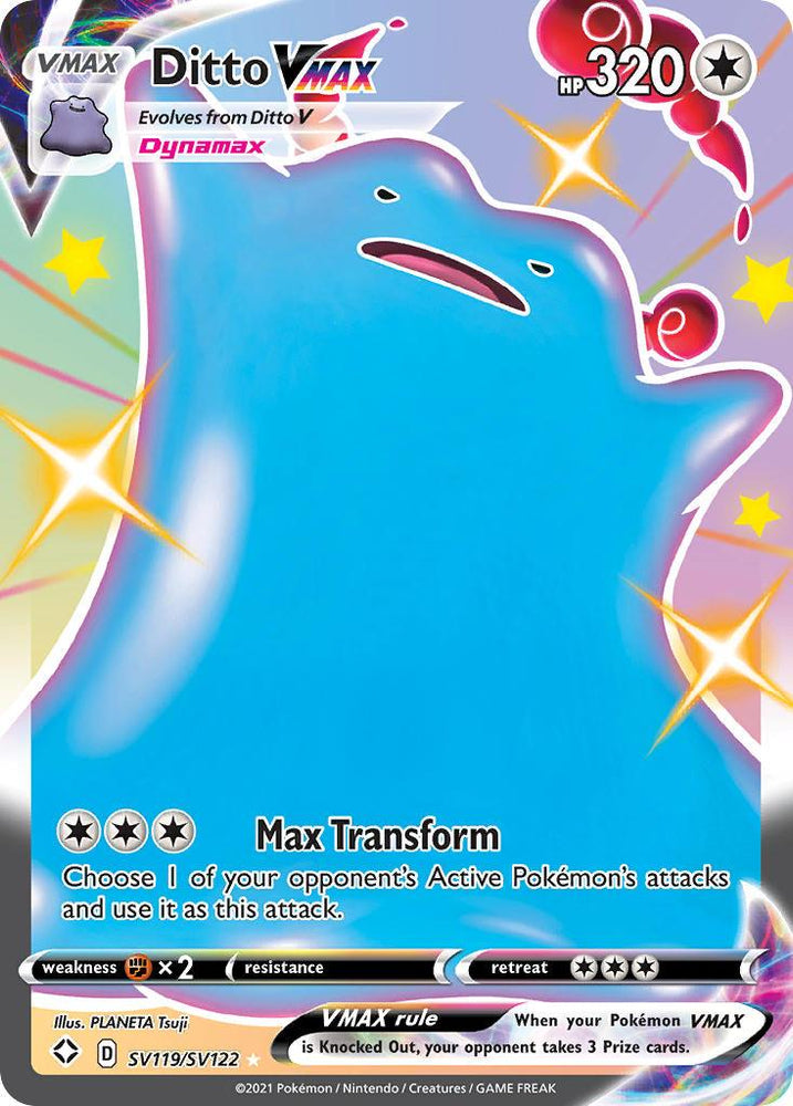 Ditto VMAX (SV119/SV122) [Sword & Shield: Shining Fates] (Online Only)