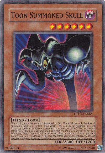 Toon Summoned Skull [DLG1-EN065] Common (ONLINE ORDER ONLY)