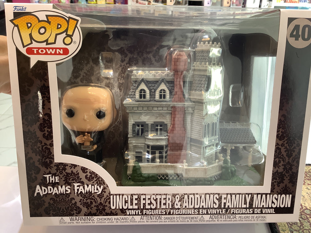 Funko Pop Town The Addams Family Uncle Fester & Addams Family Mansion 40 (ONLINE ORDER ONLY)