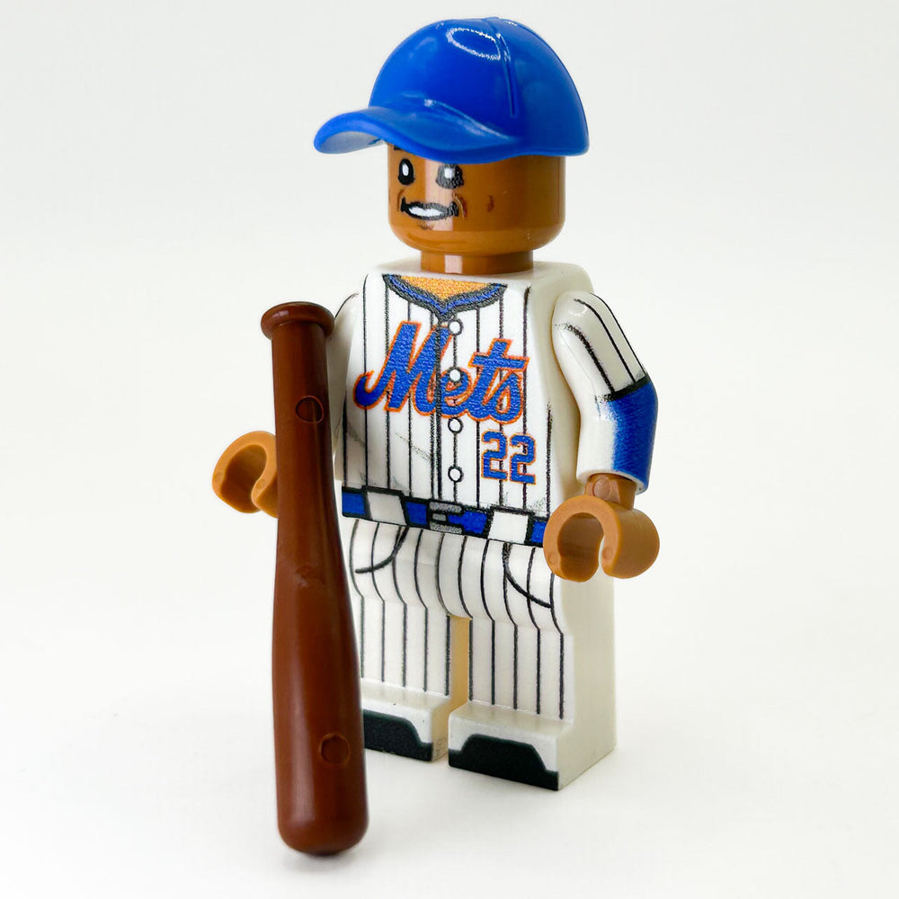Soto NY #22 Baseball Player Minifig made using LEGO parts - B3 Customs (Online Order Only)
