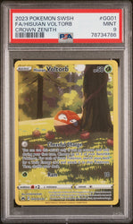 2023 POKEMON SWORD AND SHIELD CROWN ZENITH Full Art HISUIAN VOLTORB #GG01 PSA 9 (Online Order Only)