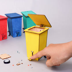 Build & Paint Mini Trash Cans (Set of 2) – Fun Desk Décor & Craft Project (ONLINE ORDER ONLY)